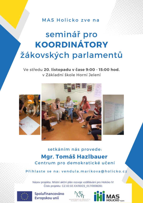 Seminář pro koordinátory žákovských parlamentů