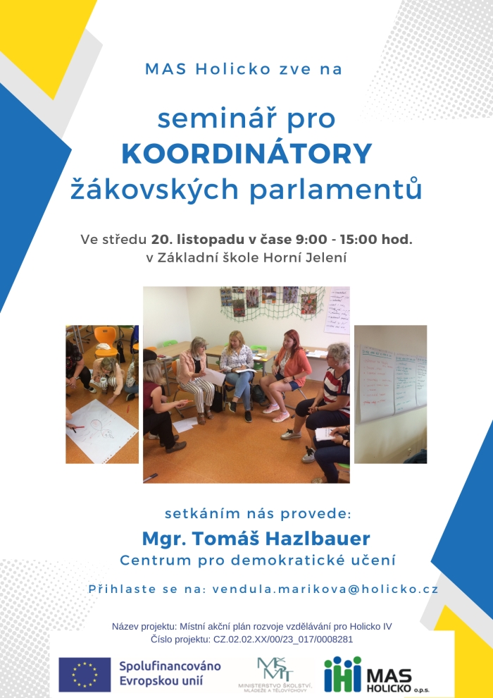 Seminář pro koordinátory žákovských parlamentů